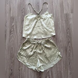 Abercrombie & Fitch Satin Sleep Set